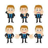 Set of businessman characters N29