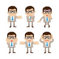 Set of businessman characters N32