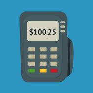 Flat POS-terminal