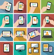 Media and technology icons