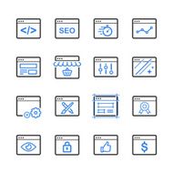 Stock Vector Illustration SEO icon set 3 N2