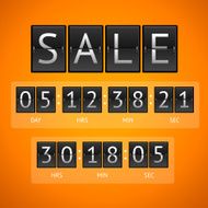 Vector Countdown Timer Sale N3