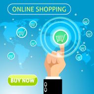 Buy now online shopping concept N2