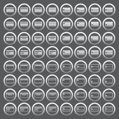 Vector of transparent icon credit card set