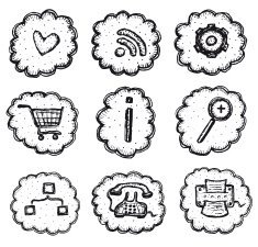 Web And Shopping Icons Set N2