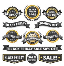 Black Friday Golden Badge Set N3