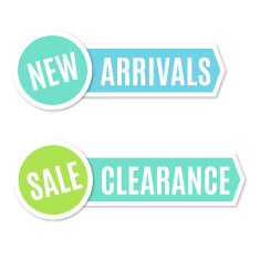 New arrivals and clearance sign - VECTOR