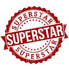 Superstar stamp