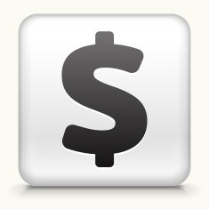 Square Button with Dollar Sign N2