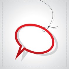 speech bubble tag