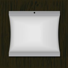 packaging design on wood background Eps 10 N6