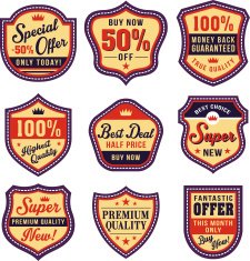 badge symbol set N3