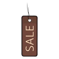 Vector Single Cartoon Sale Tag N8