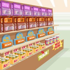 Rayon de supermarch&eacute;