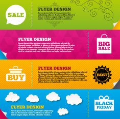 Sale speech bubble icons Buy cart symbol N13