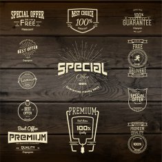 Top quality badges logos and labels for any use N2
