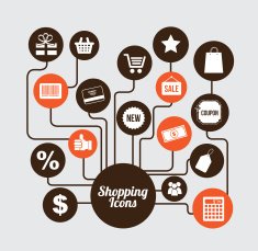 Shopping Icons N263