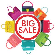 Multi-coloured fashion women's handbag Circle composition Sale N2