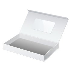 White Blank Package Cardboard Box