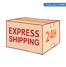 Free shipping box icon Vector illustration N26