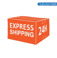 Free shipping box icon Vector illustration N28