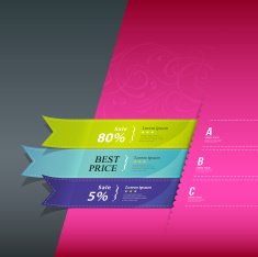 Colorful ribbons promotional products N2