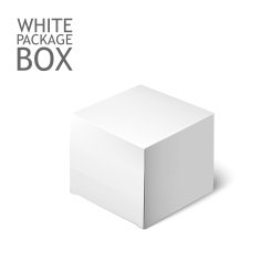 White Package Box Mockup Template N11
