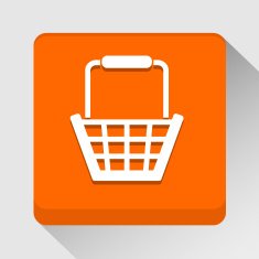 Basket icon great for any use Vector EPS10 N2