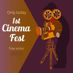 Film festival advertising poster N2