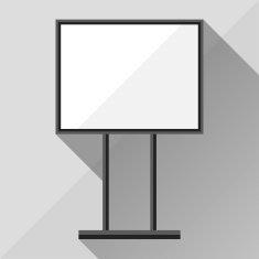 Template of advertising stand N5