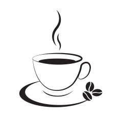 hot coffee cup icon