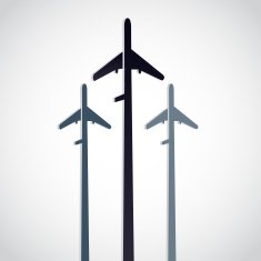 Airplane creative poster