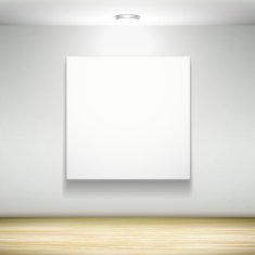 blank billboard hanging on the wall N2