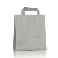blank paper bag in grey N4
