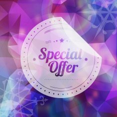 Abstract Christmas polygonal background N2