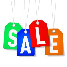 Price tags with Sale word N3