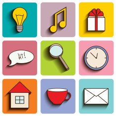Set of vector icons N16