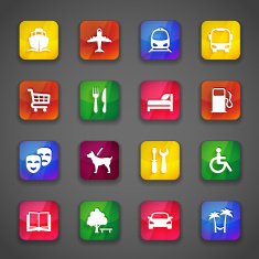 icons on buttons