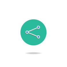 Vector of Marketing icon share