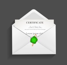 Envelope with Stamp Vector Illustration N2