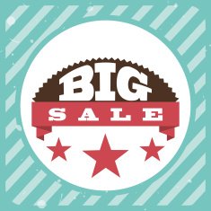 big sale label N5