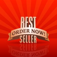 Red 3D vector text of sale discount price offer N24