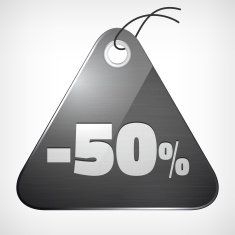 Metal brushed glossy label fifty percent sale off