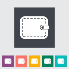 Purse flat icon N2