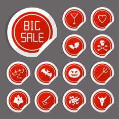 Halloween Sale Stickers