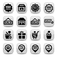 Shopping Icons N275
