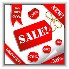 Set of sale tags N3