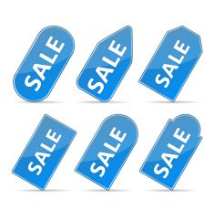 Blue price tags N2