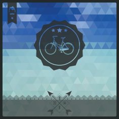 Vintage retro hipster label typography geometric design elements vector illustration N6