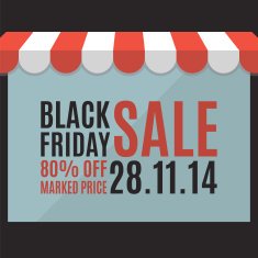 Black friday sale background Store concept